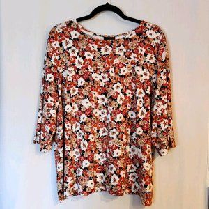 J. Jill 2X Floral Top